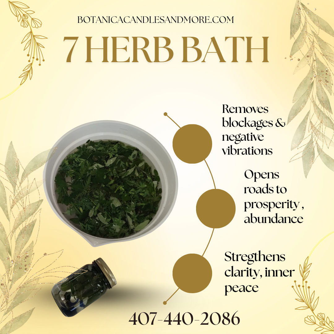 7 Herb Powerful Spiritual Bath