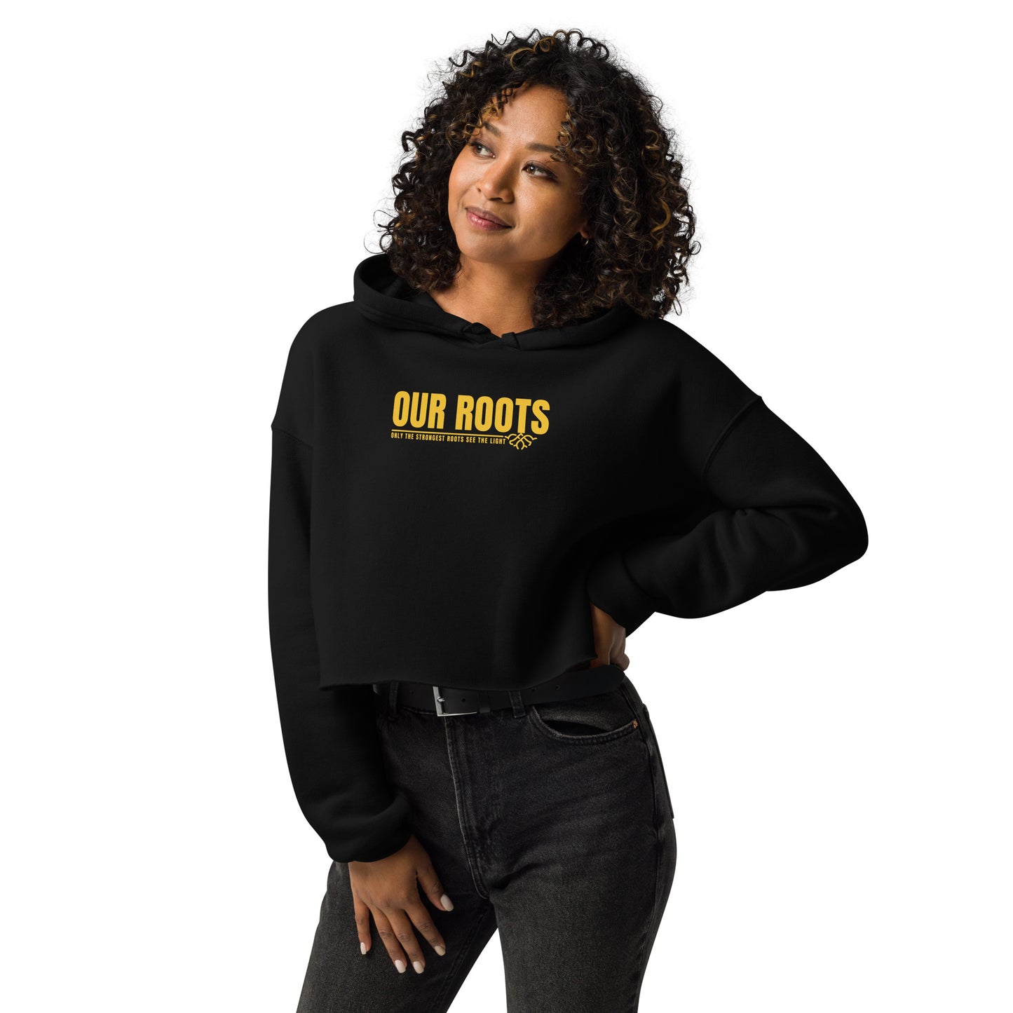 Our Roots Ladies Crop Hoodie