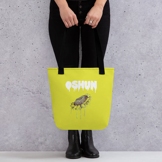 Oshun Sunflower Drip Tote bag