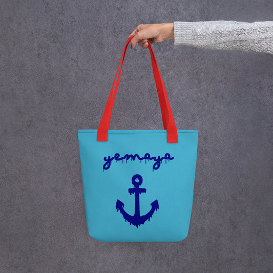 Yemaya Anchor Drip Tote bag