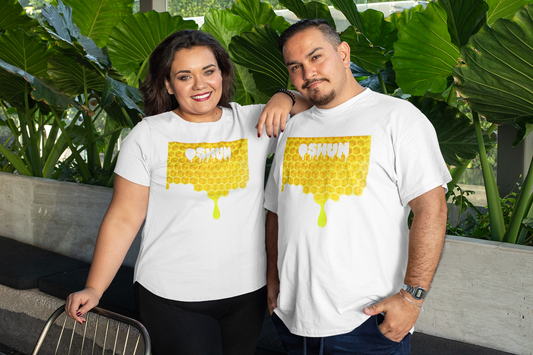 Oshun Honeycomb Drip Short-Sleeve Unisex T-Shirt