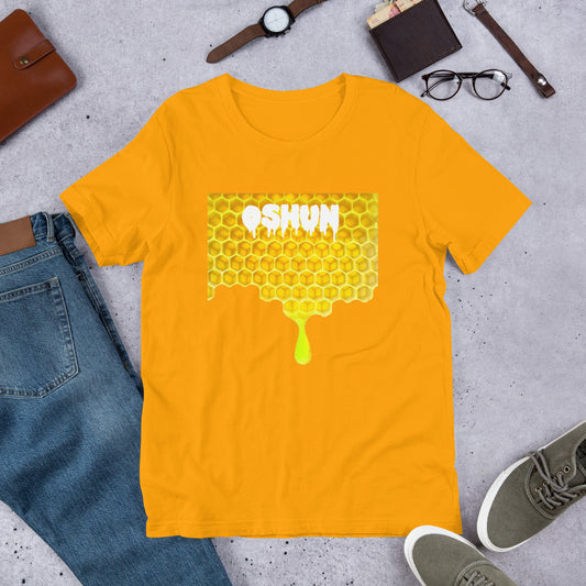 Oshun Honeycomb Drip Short-Sleeve Unisex T-Shirt