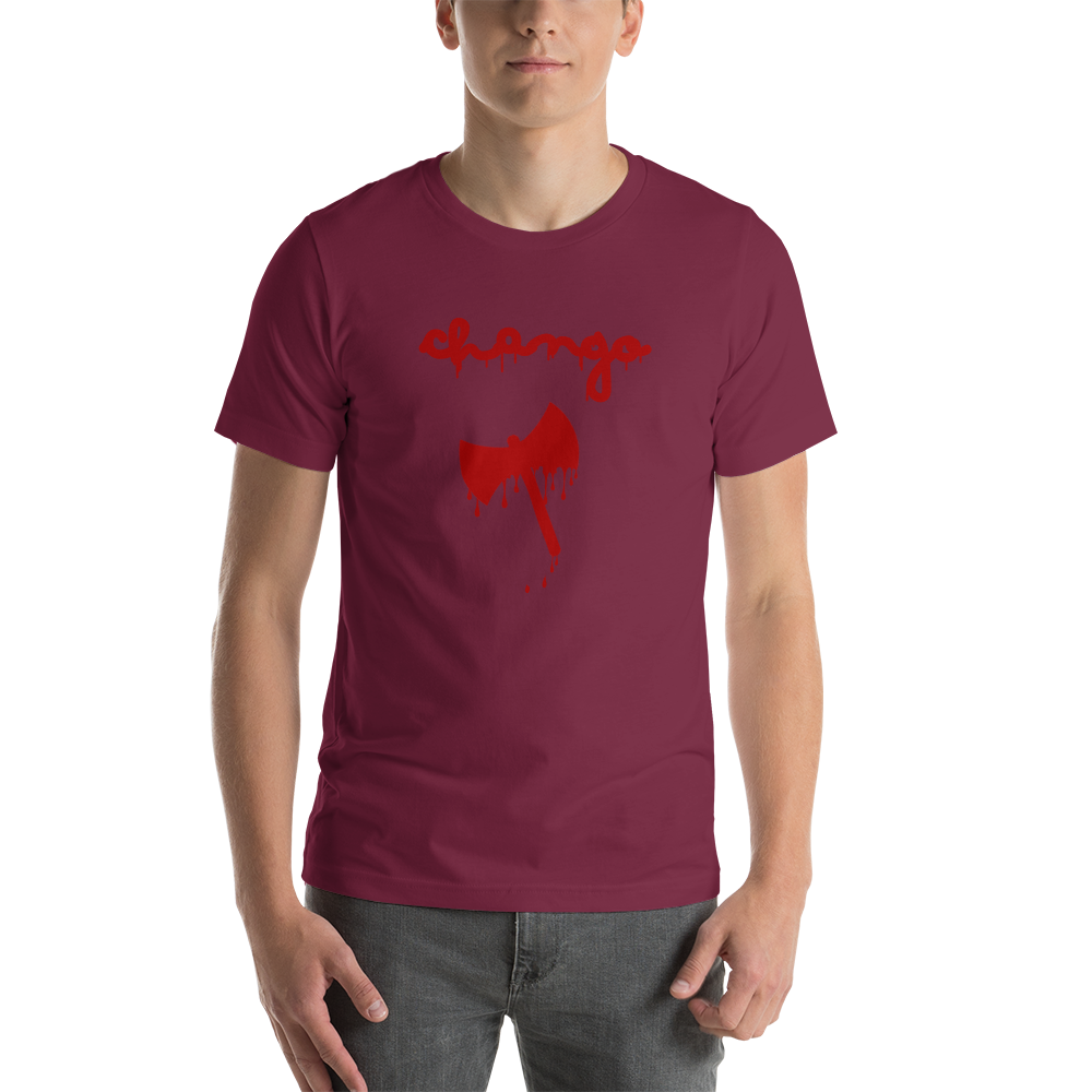 Chango Axe Drip Short-Sleeve Unisex T-Shirt