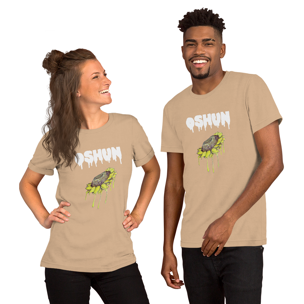 Oshun Sunflower Drip Short-Sleeve Unisex T-Shirt