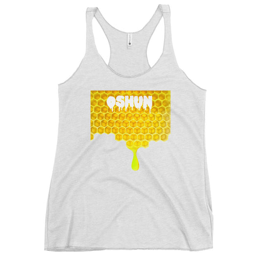 Oshun Honeycomb Drip Women's Racerback Tank