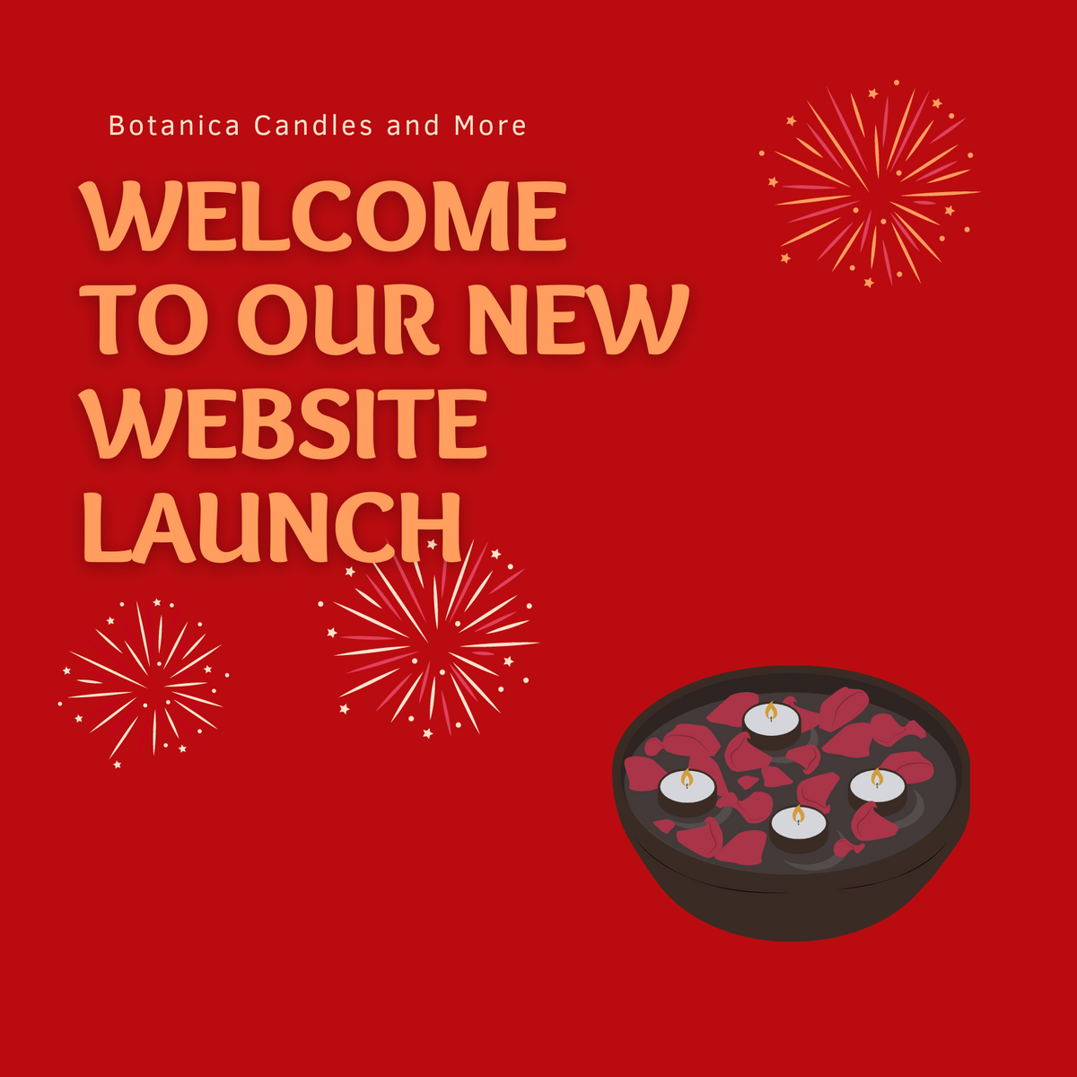 to our new website launch!! Botanica Candles & More