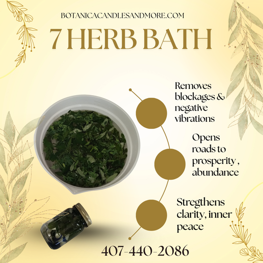 7 Herb Powerful Spiritual Bath