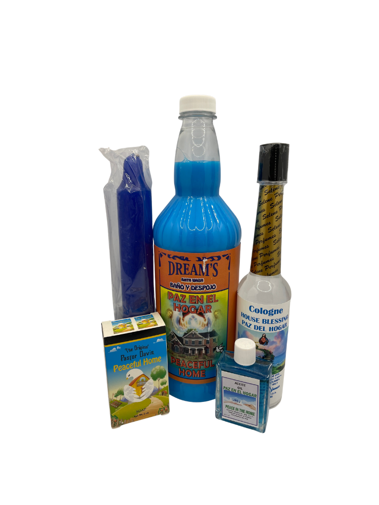 Peaceful Home Ritual Set Botanica Candles & More