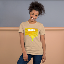 Cargar imagen en el visor de la galería, Oshun Honeycomb Drip Short-Sleeve Unisex T-Shirt
