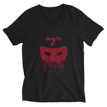 Load image into Gallery viewer, Oya Mask Drip Unisex Short Sleeve V-Neck T-Shirt
