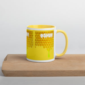 Oshun Honeycomb Drip Mug with Color Inside